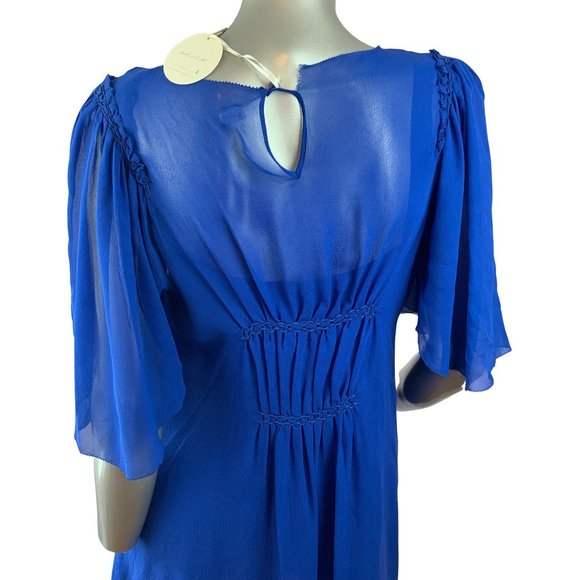 DOROTHEE SCHUMACHER | Summer 2013 Gathered Blue Flutter Dress - Picture 6 of 12